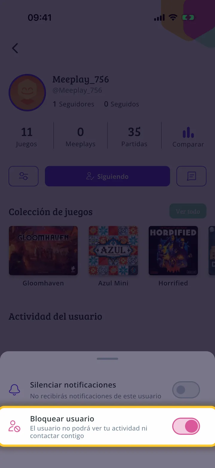 Cómo bloquear a alguien o silenciar sus avisos