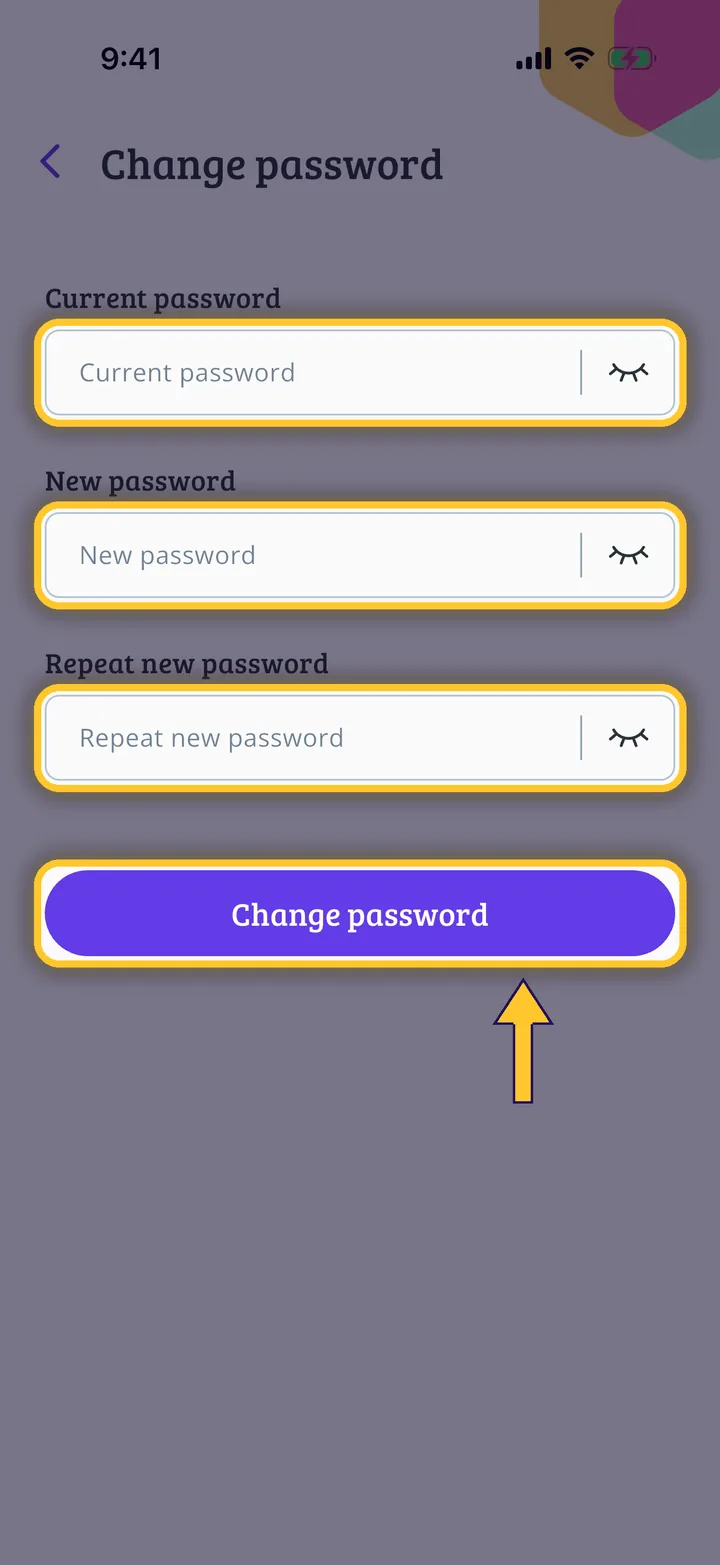 How to change your password