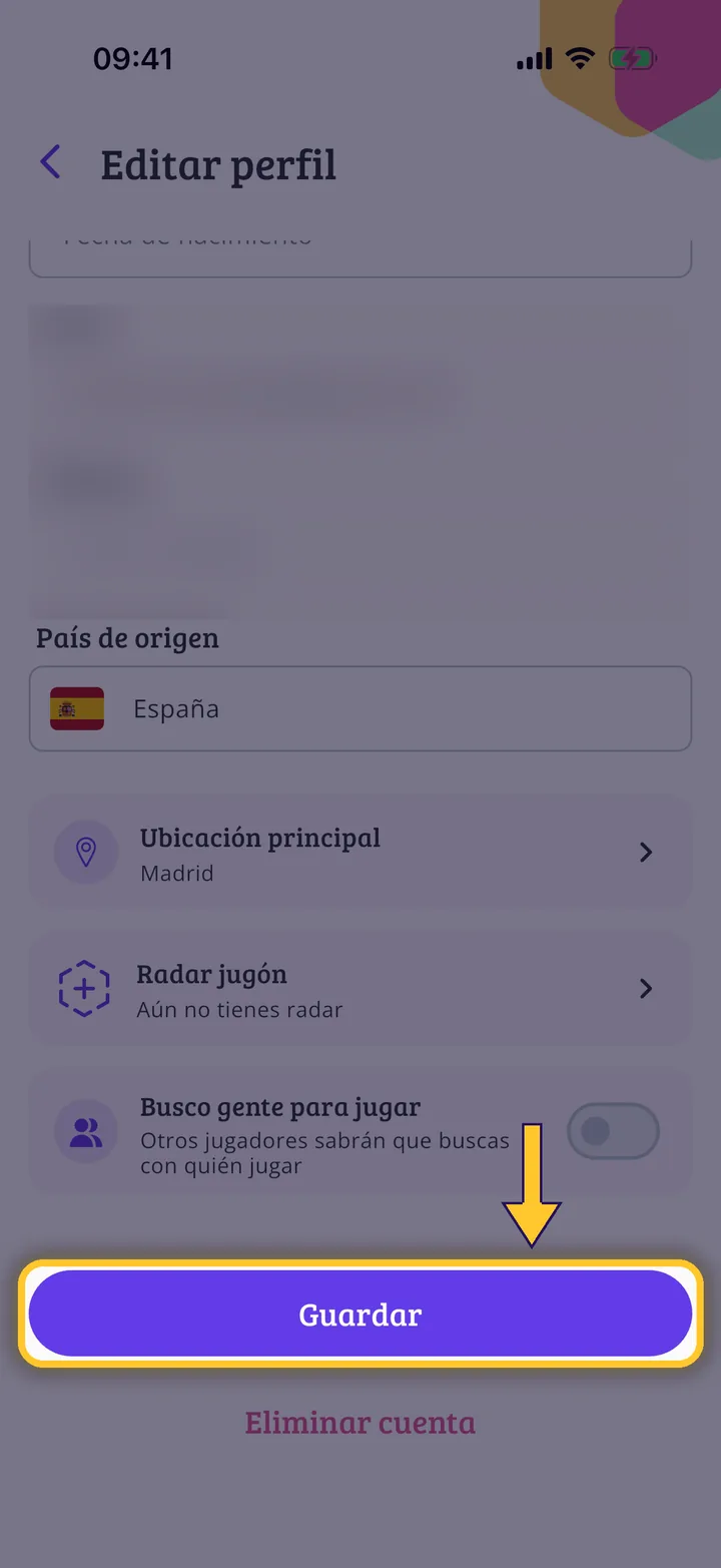 Cómo editar tu perfil