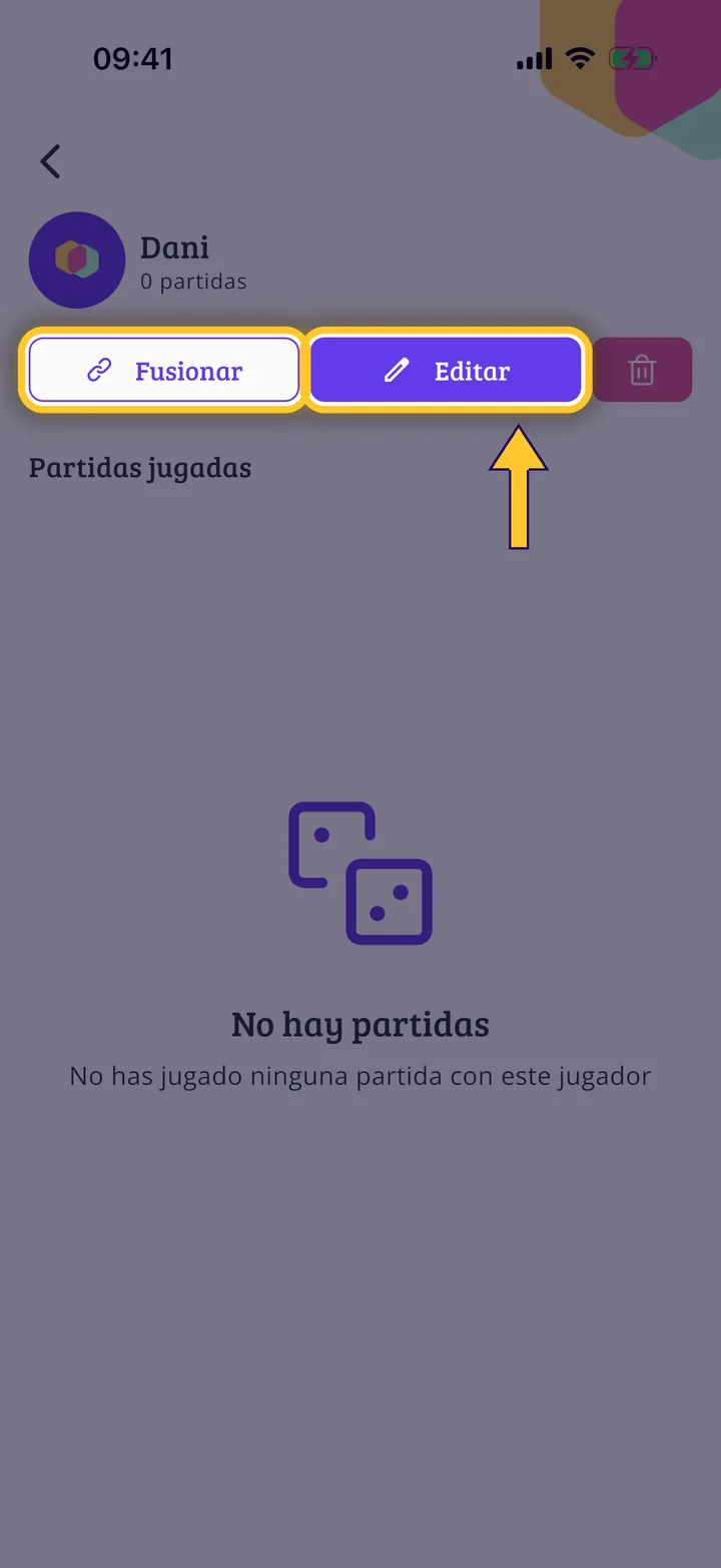 Cómo gestionar los jugadores creados por ti
