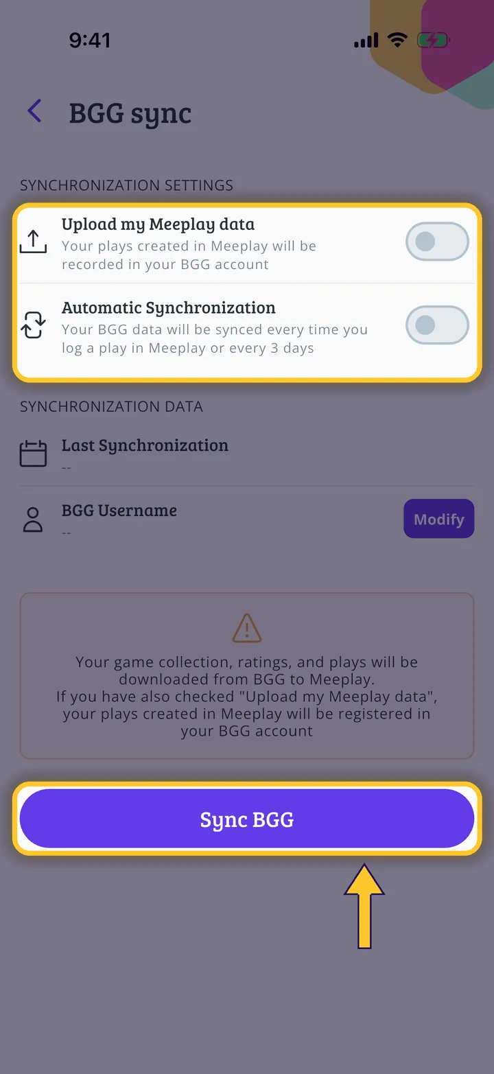 What Meeplay syncs with BoardGameGeek