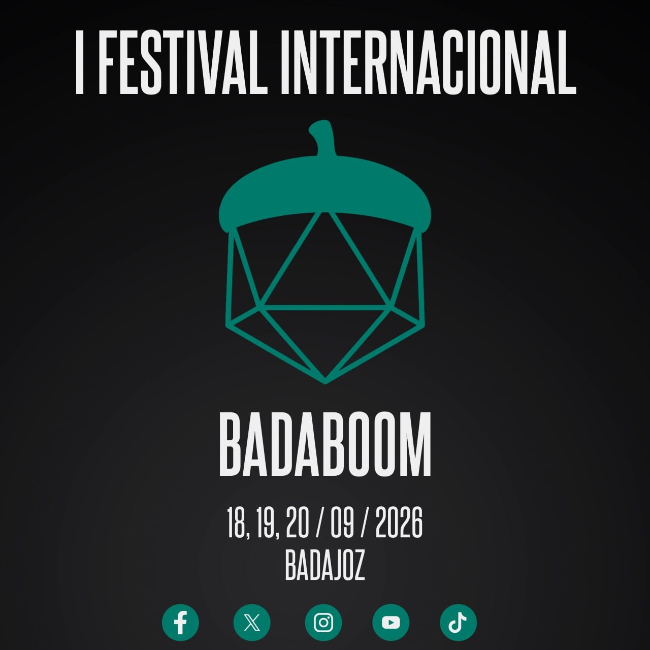 Festival Badaboom 2026: fechas, ubicación y todo lo que sabemos del nuevo festival de juegos de mesa de Badajoz